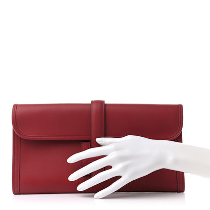 Hermes Swift Jige Elan 29 Clutch Rouge Grenat 2 of 7