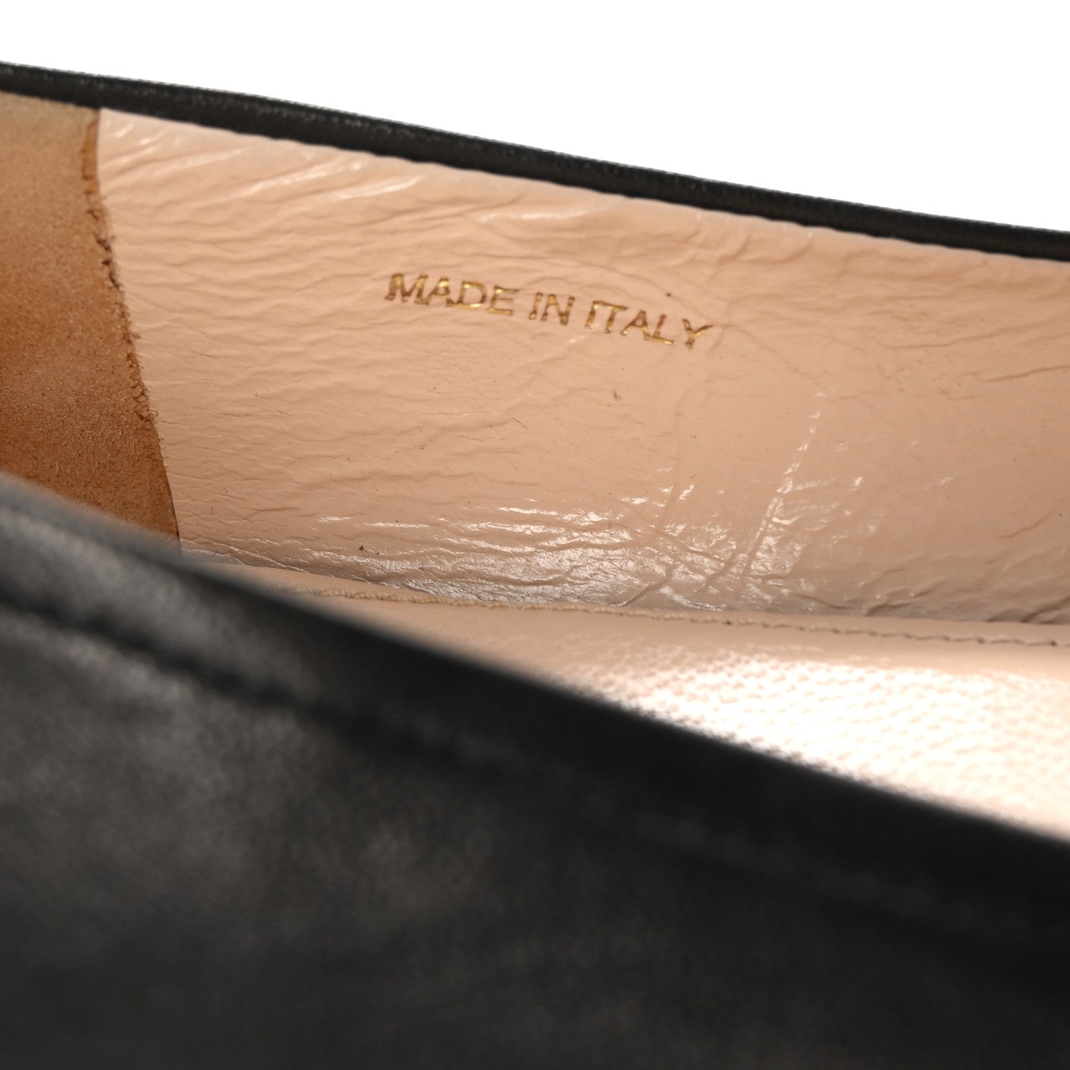 Prada Nappa Logo Bow Ballerina Flats 37.5 Black 9 of 11