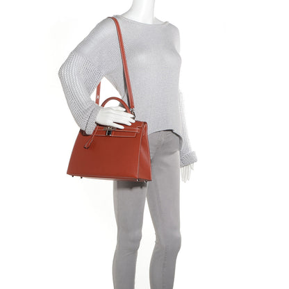 Hermes Epsom Kelly Sellier 32 Brique 2 of 25