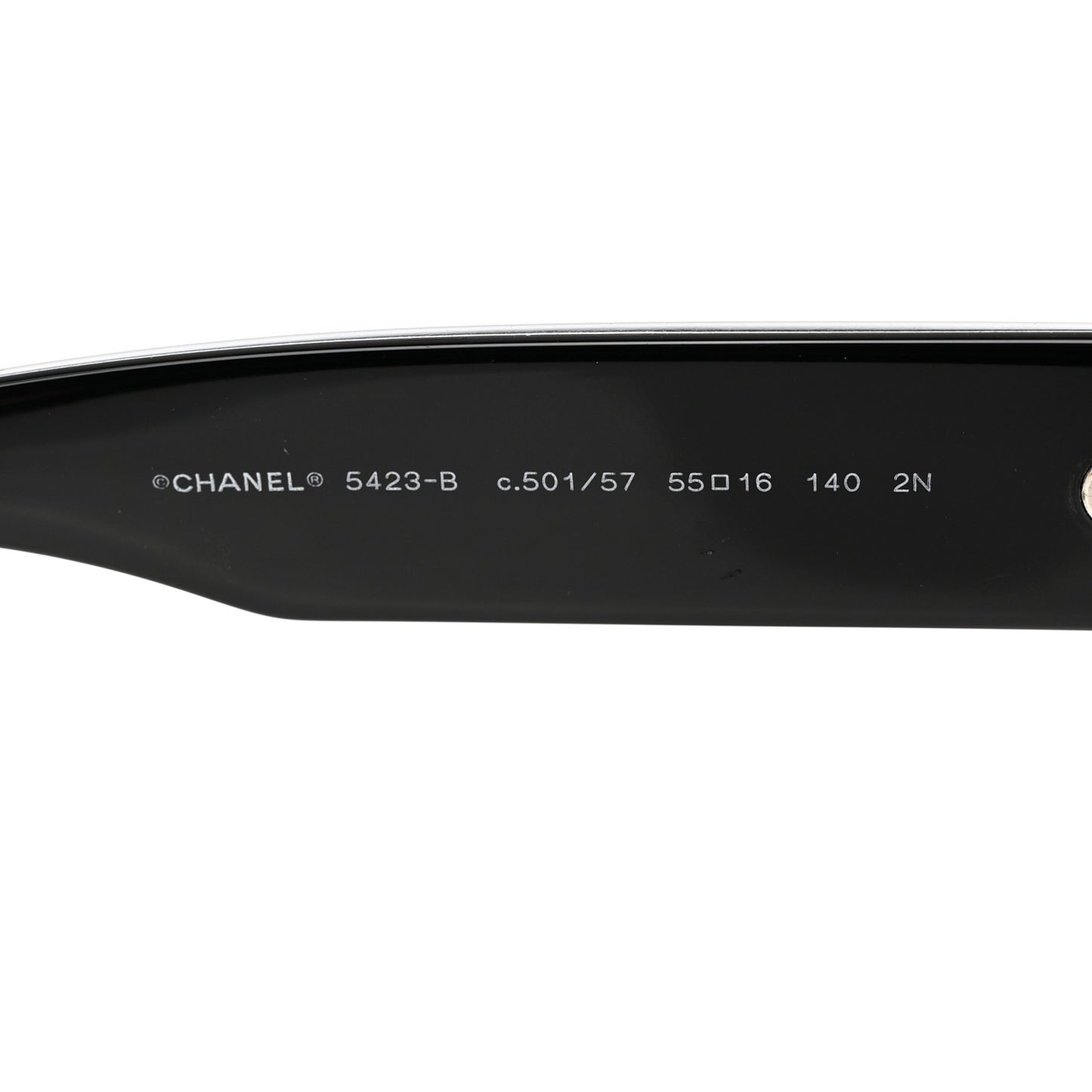 Acetate Sunglasses 5432-B Black