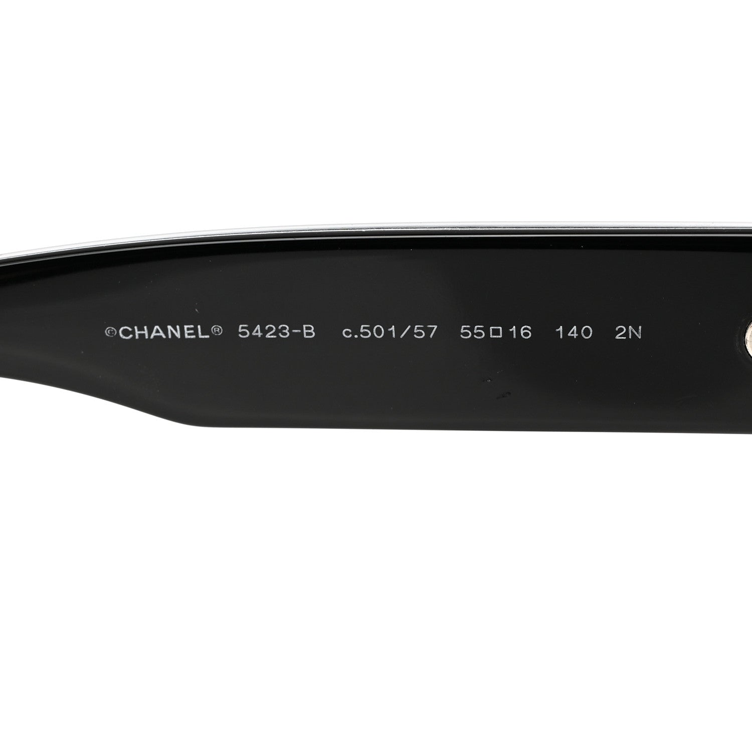 Chanel Acetate Sunglasses 5432-B Black 5 of 8