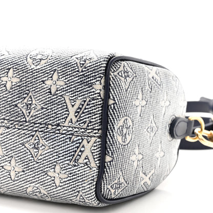 Louis Vuitton Monoglam Speedy Bandouliere 20 Blue 9 of 10
