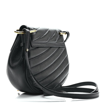 Chloe Calfskin Quilted Mini Drew Bijou Shoulder Bag Black 3 of 11