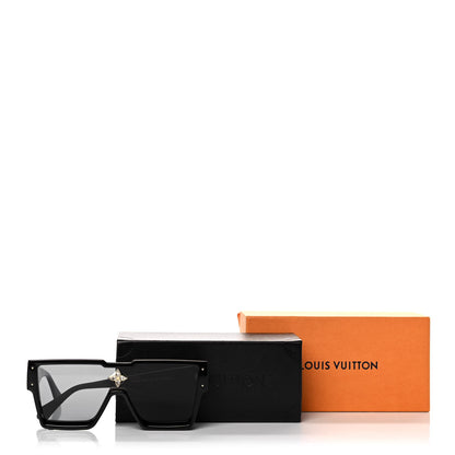 Louis Vuitton Acetate Cyclone Sunglasses Z1578E Black 10 of 10