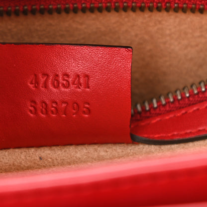 Gucci Calfskin Sylvie Web Small Queen Margaret Top Handle Bag Blue Agata Hibiscus Red Mystic White Sugar Pink 6 of 14