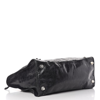 Balenciaga Agneau Giant 21 Silver Hardware Work Black 4 of 10