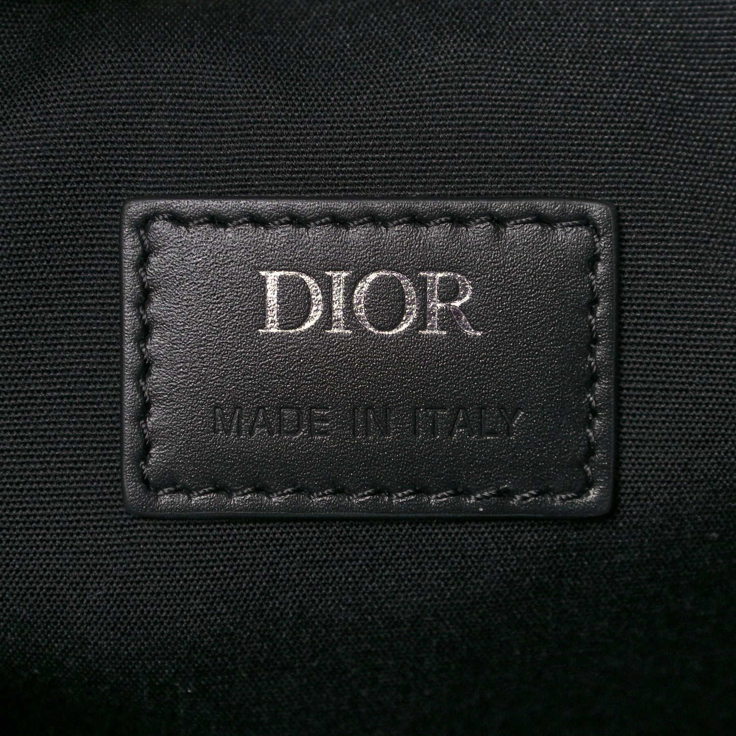 Christian Dior Canvas CD Diamond Hit The Road Backpack Black 5 of 11