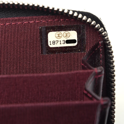 Chanel Caviar Quilted Zip Coin Purse Black 7 of 7