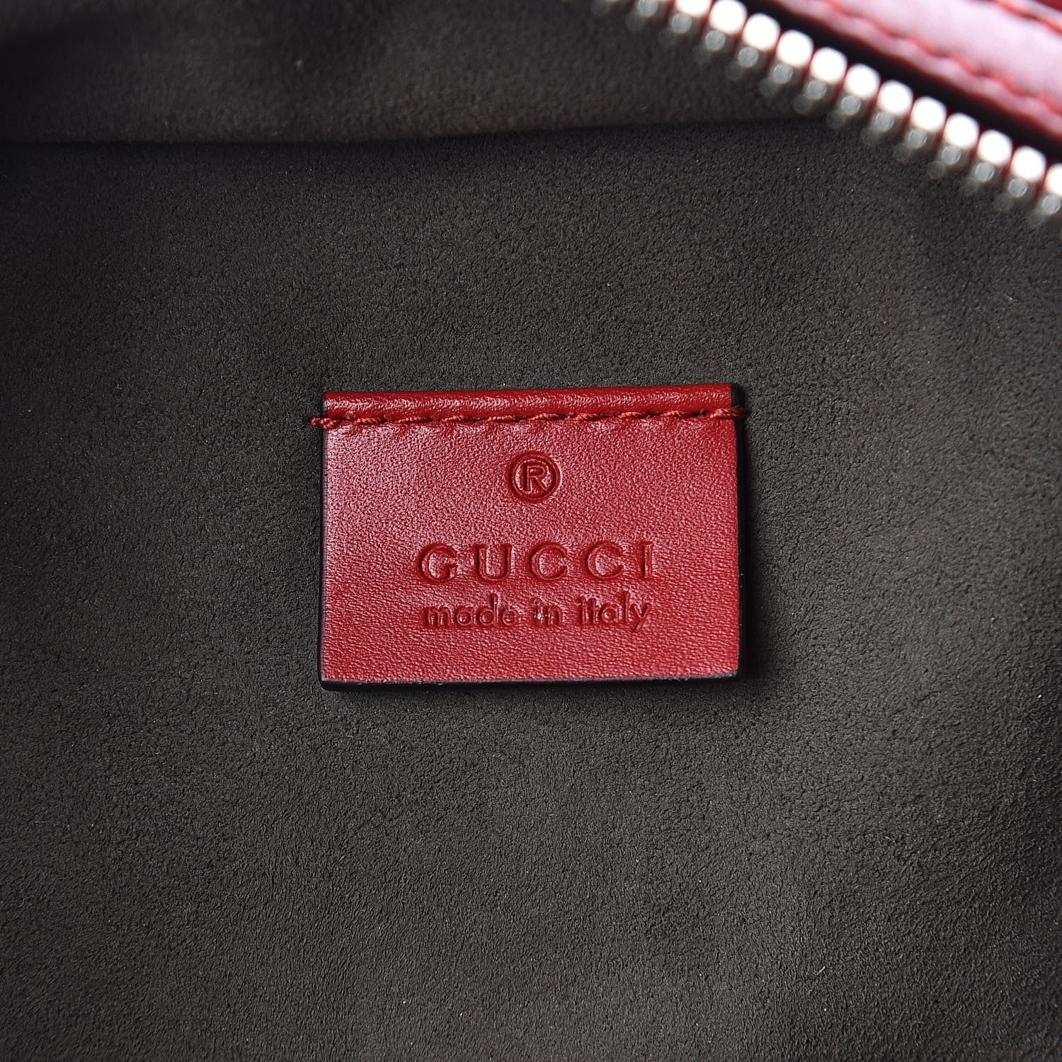 Gucci Guccissima Signature Day Backpack Hibiscus Red 6 of 9