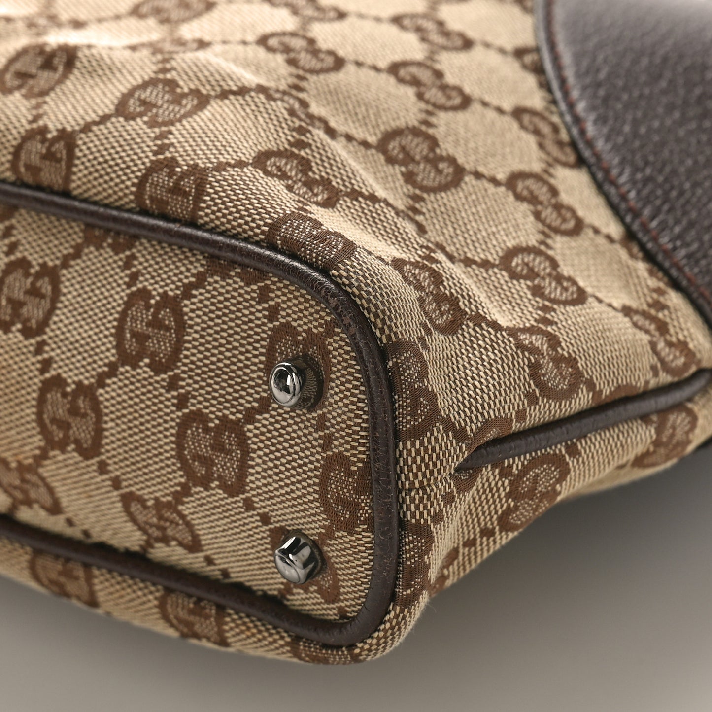 Monogram Shoulder Bag Dark Brown