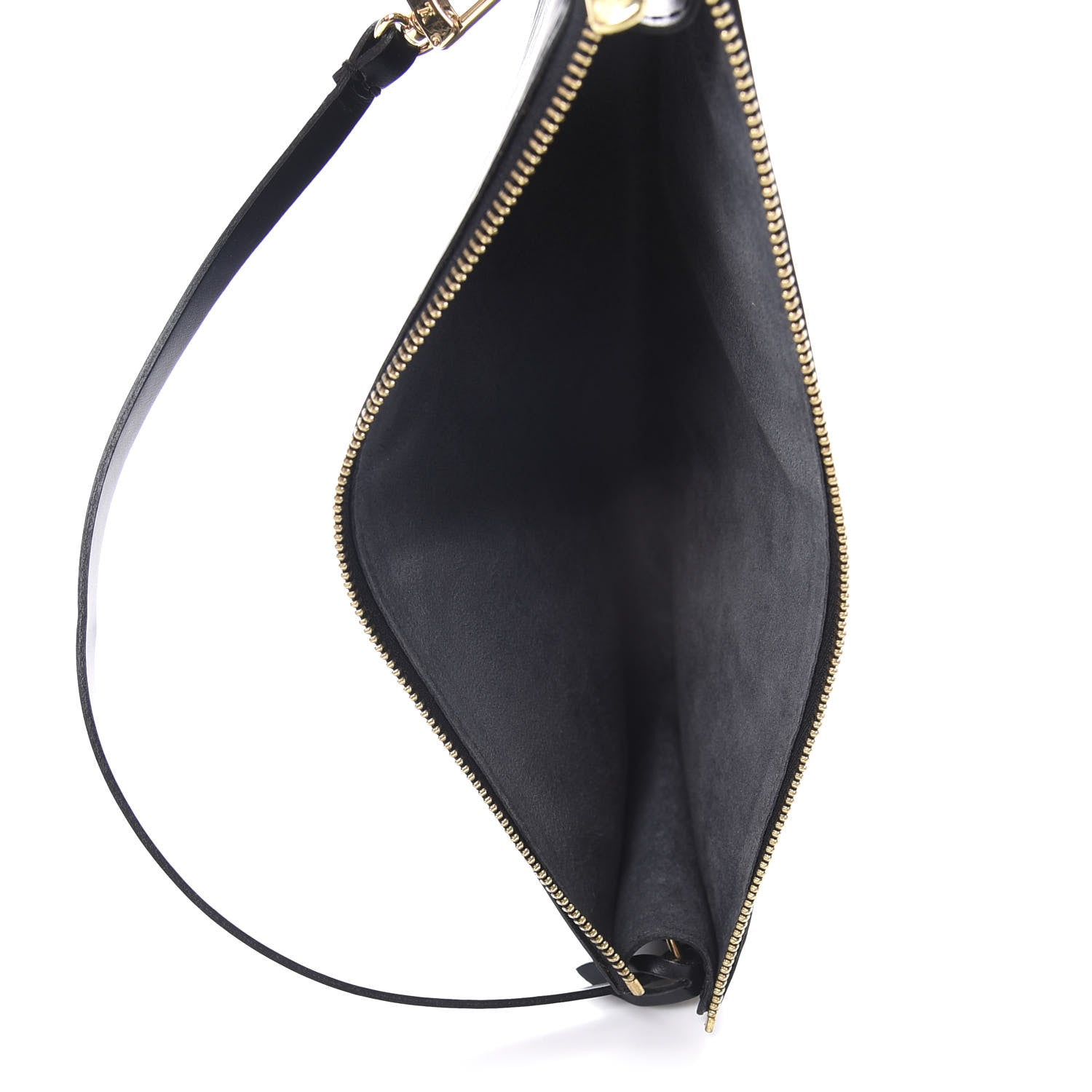 Louis Vuitton Epi Pochette Accessories 24 Black 5 of 11