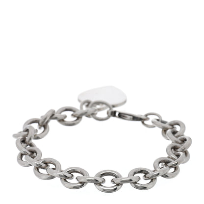 Tiffany Sterling Silver Heart Tag Charm Bracelet 2 of 3