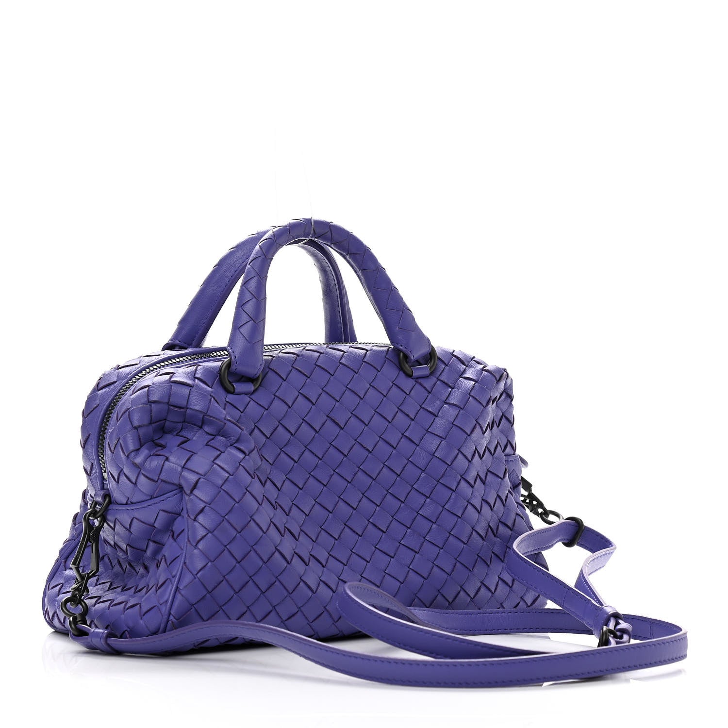 Bottega Veneta Nappa Intrecciato Mini Boston Lavender 2 of 10