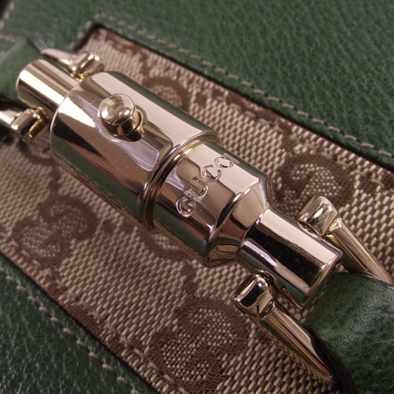 Leather Medium Bardot Green