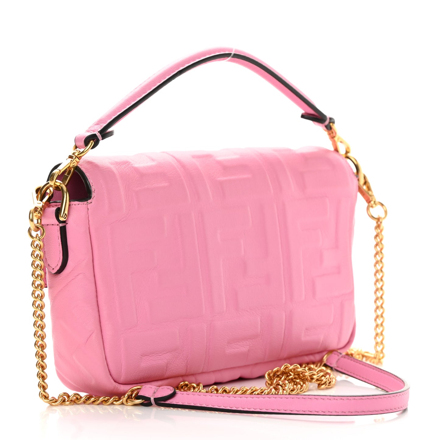 Nappa FF 1974 Embossed Mini Baguette Lollypop