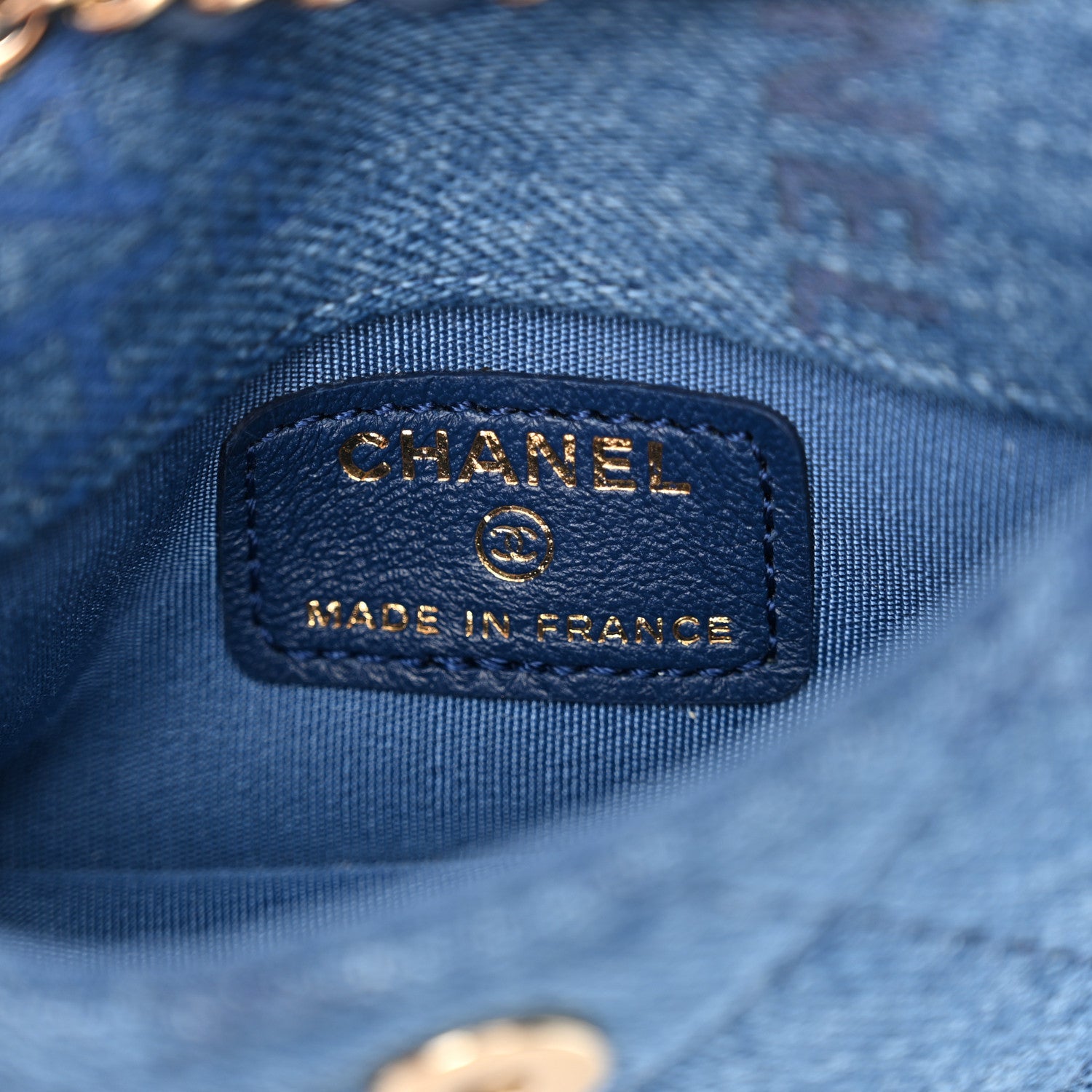 Chanel Denim Quilted Denim Mood Belt Bag Blue Multicolor 6 of 11