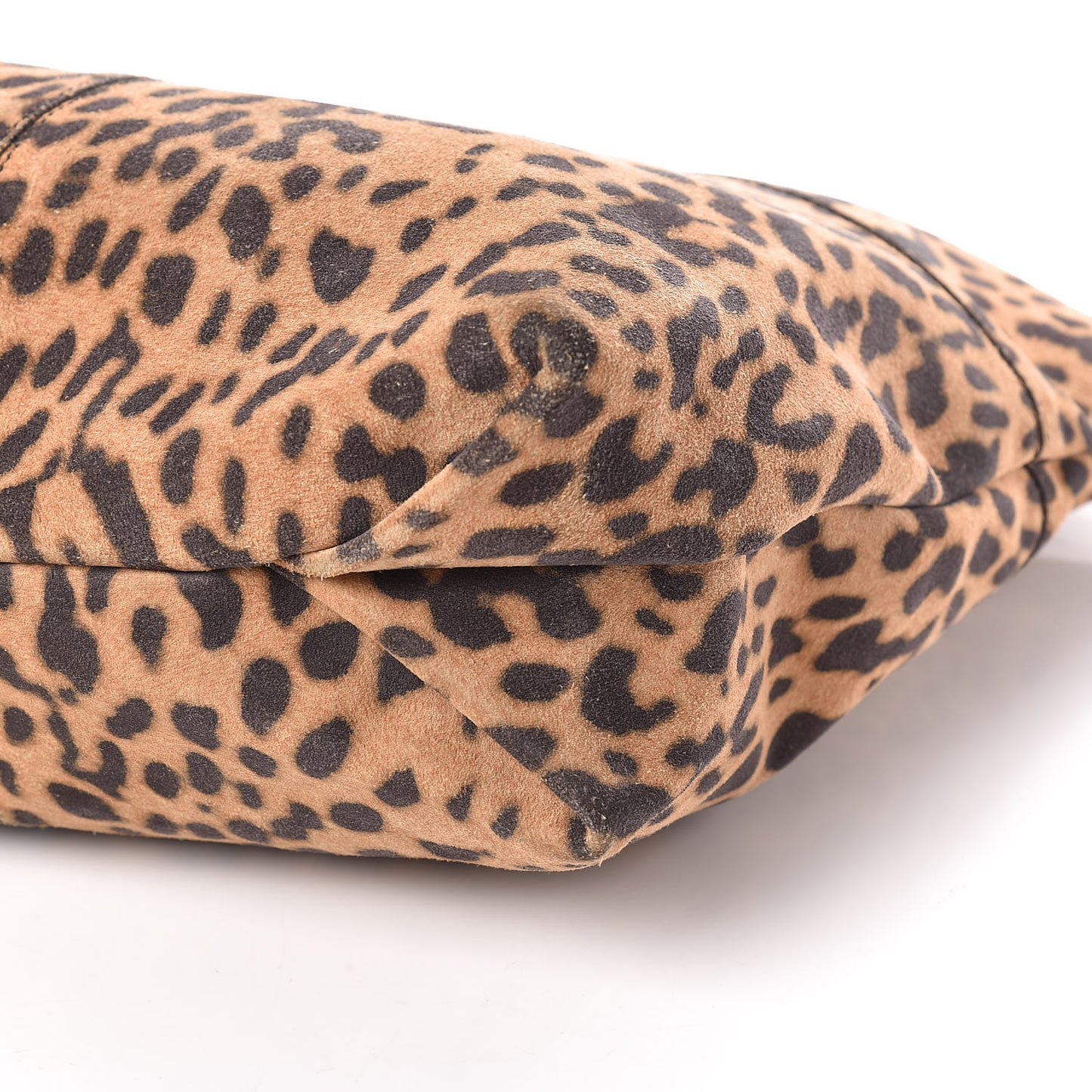 Suede Leopard Print Tote
