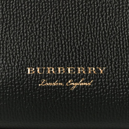 Burberry Derby Calfskin House Check Baby Banner Tote Black 8 of 10