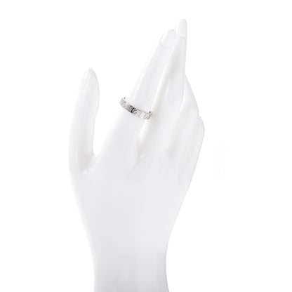Cartier 18K White Gold 3.5mm LOVE Wedding Band Ring 57 8 2 of 4