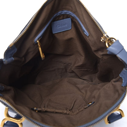 Chloe Calfskin Medium Marcie Satchel Street Blue 5 of 10