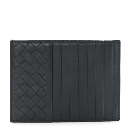 Bottega Veneta Nappa Intrecciato Zip Card Holder Black 1 of 7