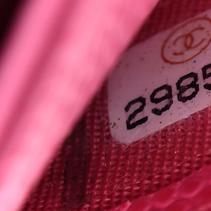 Chanel Caviar Quilted Card Holder Fuchsia 8 of 8