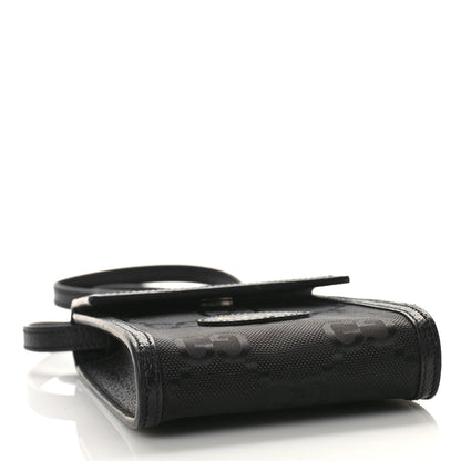 Gucci Econyl Nylon Monogram Off The Grid Crossbody Bag Black 4 of 8