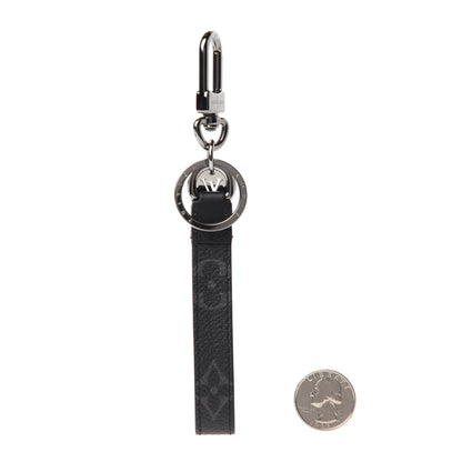 Louis Vuitton Monogram Eclipse Dragonne Bag Charm Key Holder 2 of 4