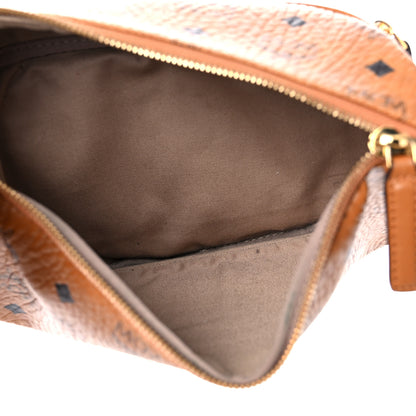 MCM Visetos Medium Fusten Belt Bag Cognac 5 of 10