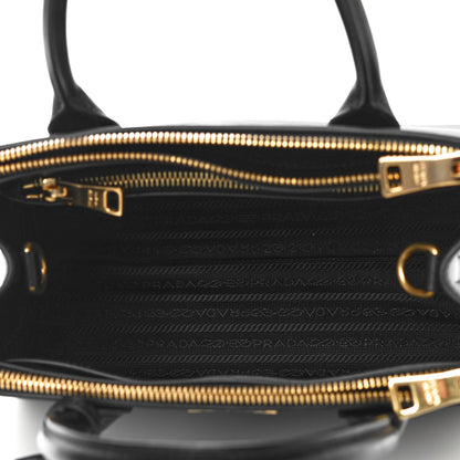 Prada Saffiano City Calfskin Small Paradigme Bag Black 5 of 9