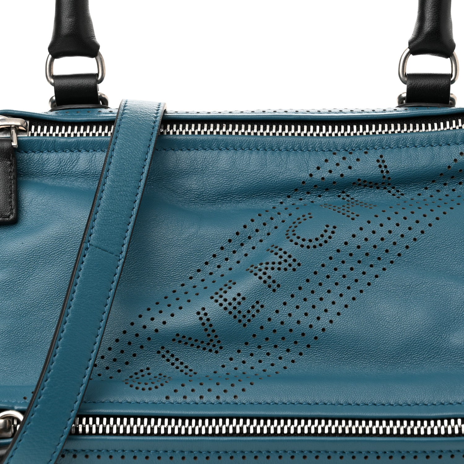 Givenchy Lambskin Perforated Small Pandora Turquoise 8 of 10