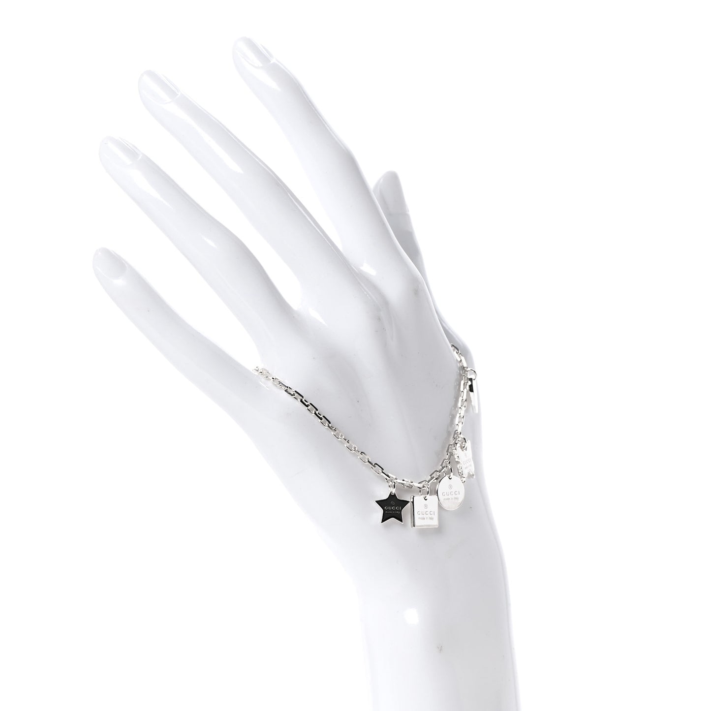 Sterling Silver Trademark Charm Bracelet