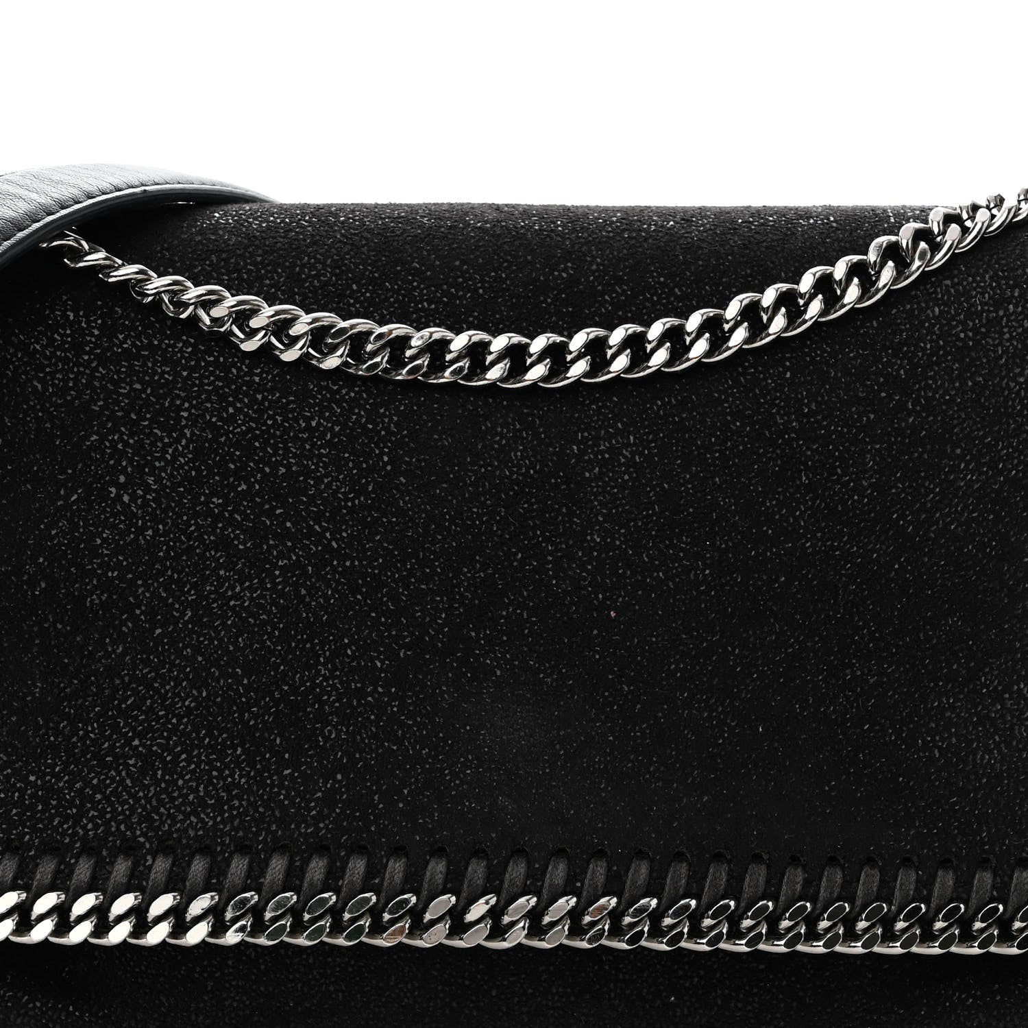 Stella McCartney Shaggy Deer Falabella Messenger Black 7 of 9