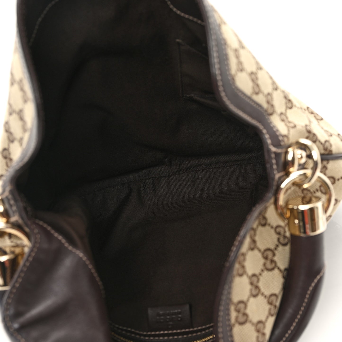 Monogram Medium Indy Top Handle Hobo Dark Brown