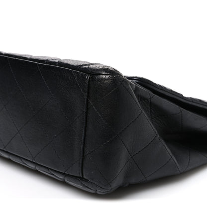 Chanel Lambskin Quilted Maxi Double Flap Black 10 of 11