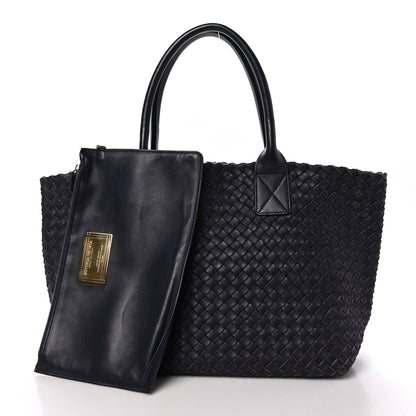 Bottega Veneta Nappa Intrecciato Small Cabat Dark Purple 3 of 10