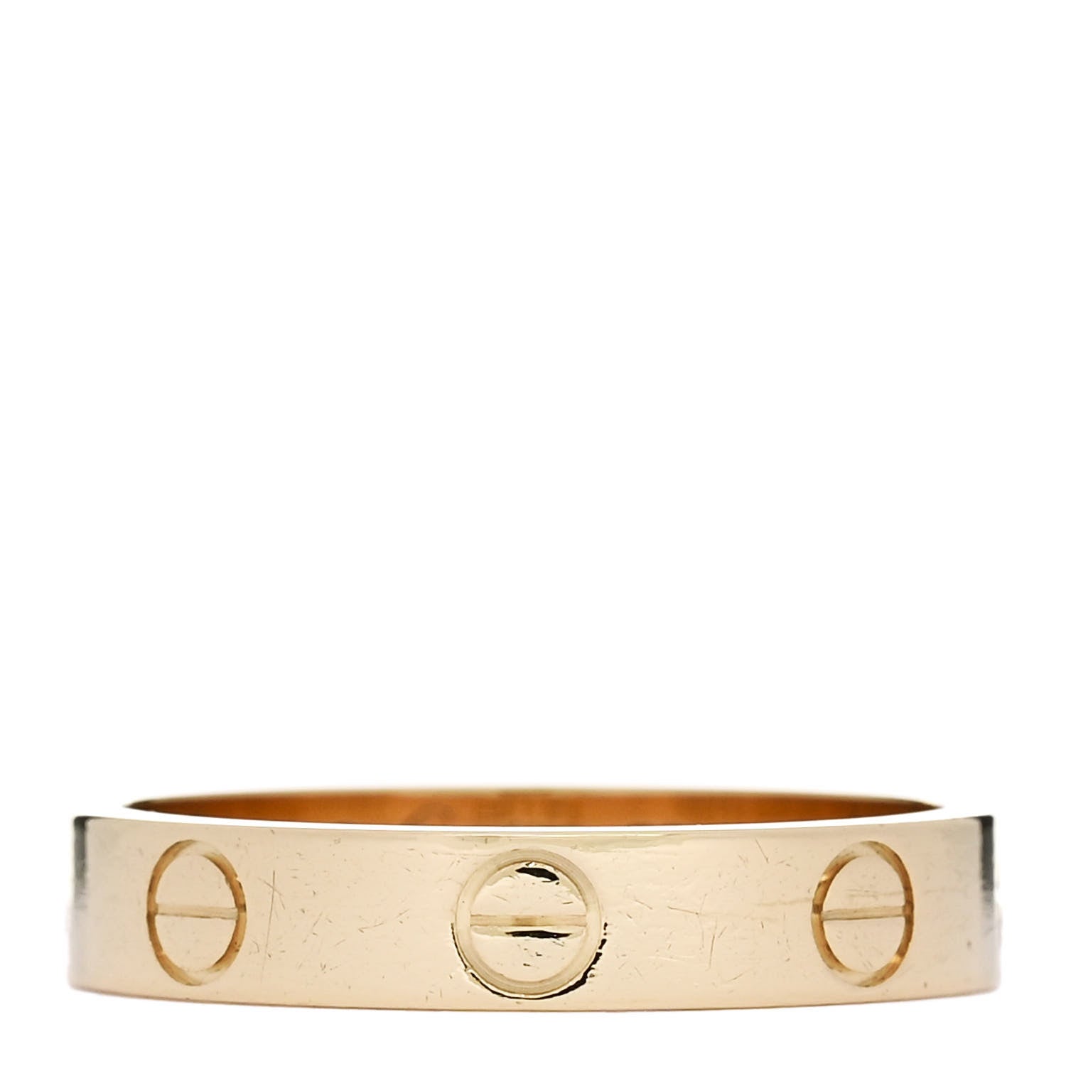 Cartier 18K Yellow Gold 3.5mm LOVE Wedding Band Ring 52 6 1 of 4