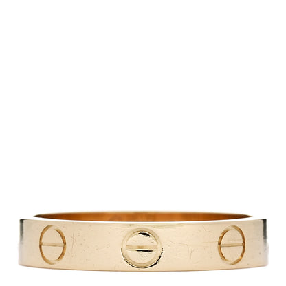 Cartier 18K Yellow Gold 3.5mm LOVE Wedding Band Ring 52 6 1 of 4