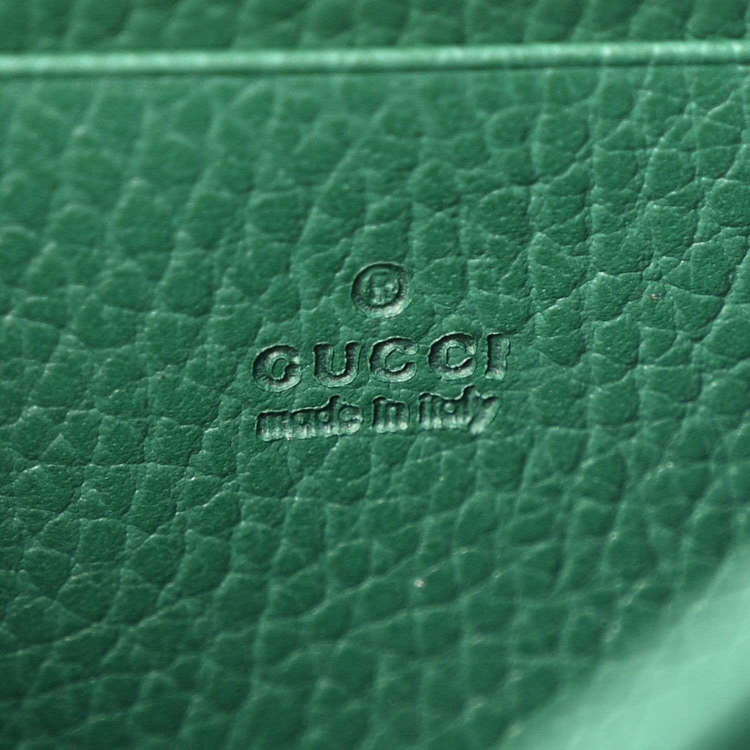 Gucci Calfskin Mini Dionysus Chain Wallet Emerald 7 of 13