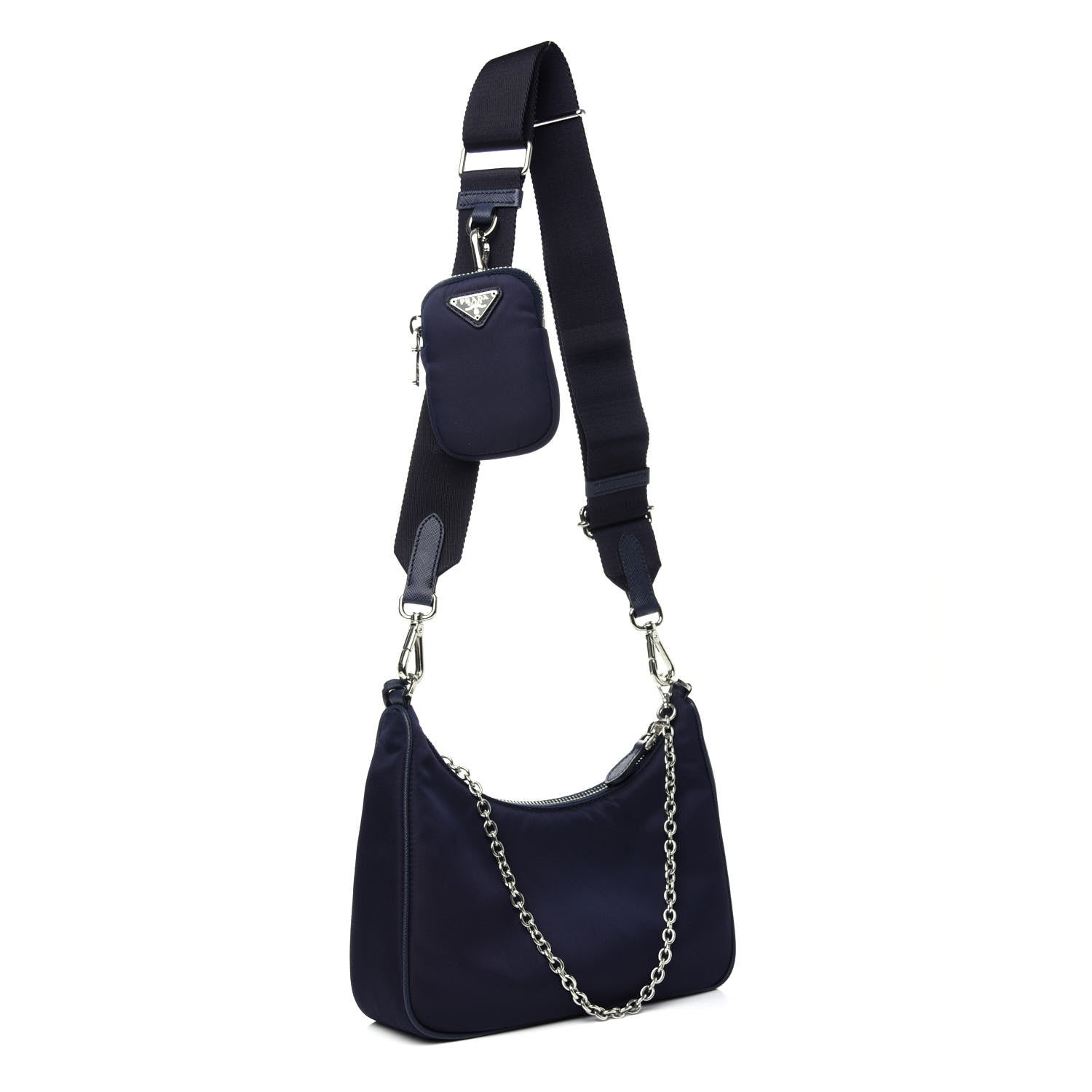 Prada Nylon Re-Edition 2005 Shoulder Bag Baltico 3 of 10