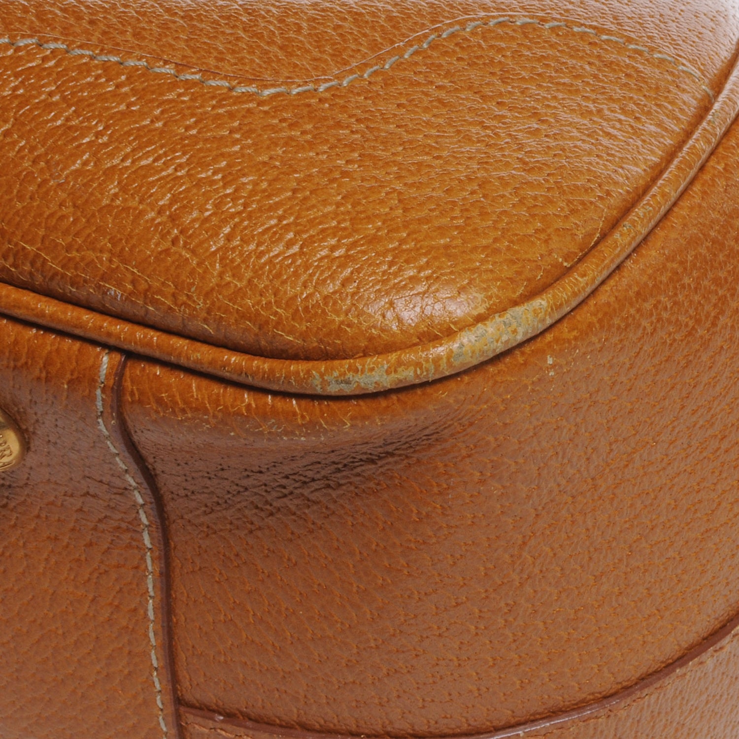 Prada Leather Frame Tote Deserto 7 of 10