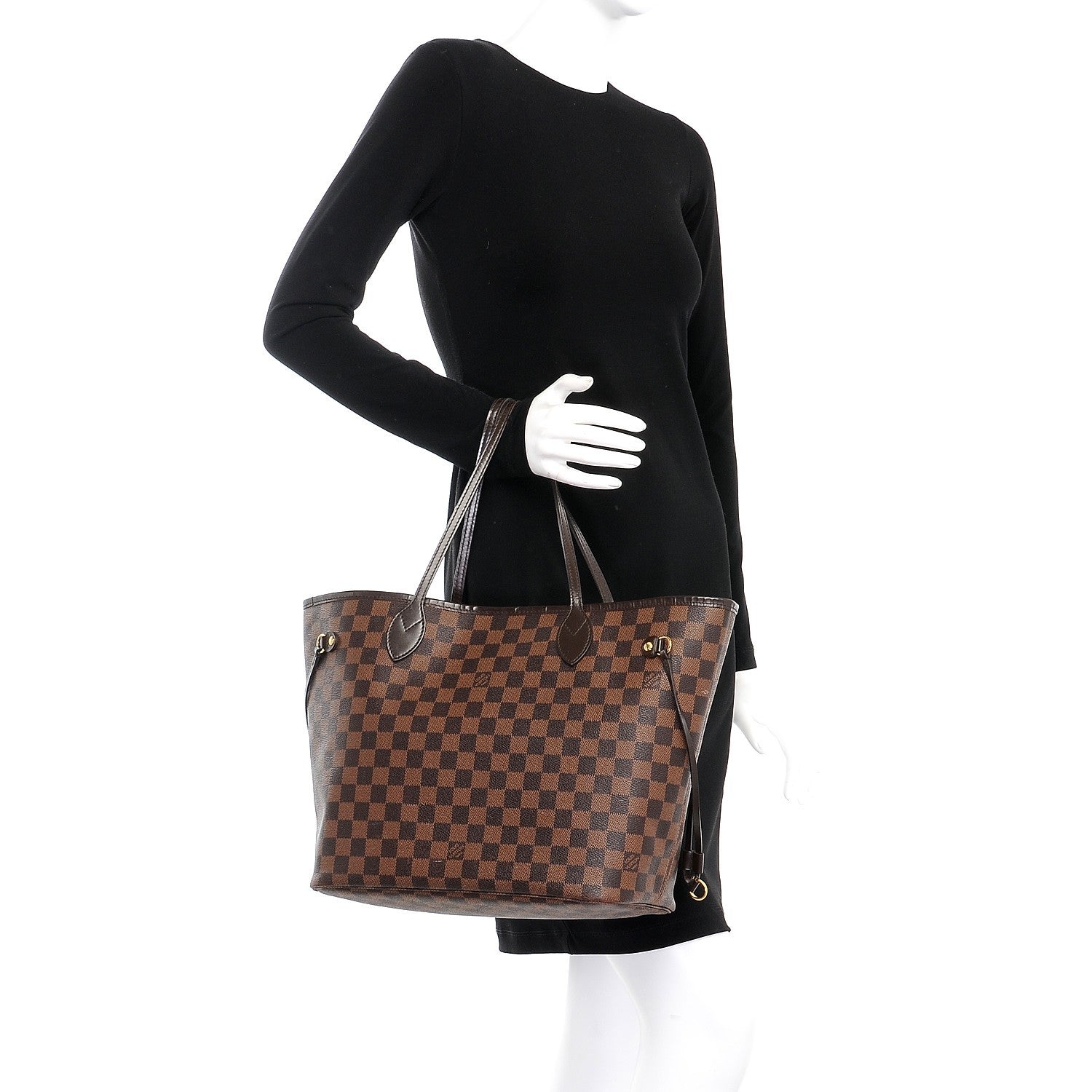 Louis Vuitton Damier Ebene Neo Neverfull MM 2 of 14