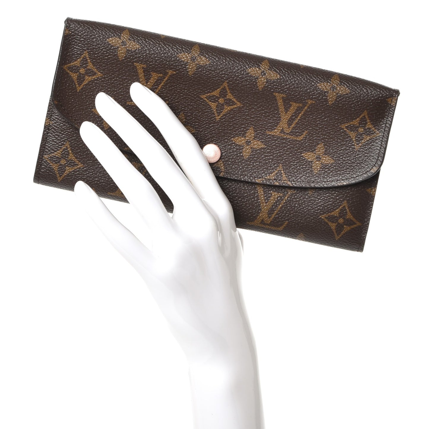 Monogram Emilie Wallet Rose Nacre