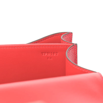 Hermes Lizard Constance 18 Rouge Moyen 7 of 9