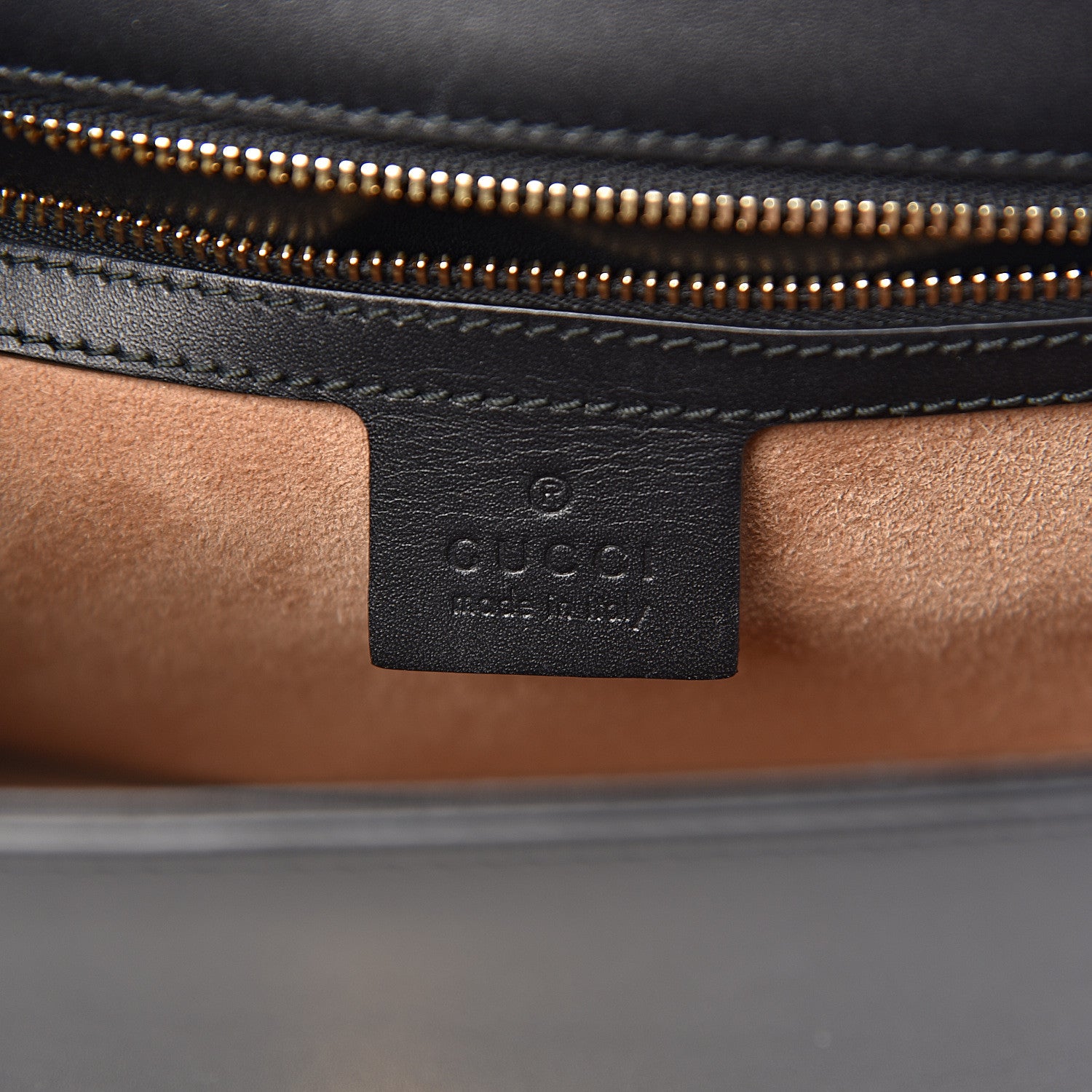 Gucci Calfskin Small Sylvie Shoulder Bag Black 7 of 10