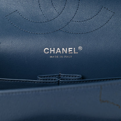 Chanel Caviar Quilted Jumbo Double Flap Navy Blue 5 of 11