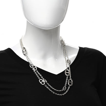 Hermes Sterling Silver Farandole Necklace 120 2 of 5