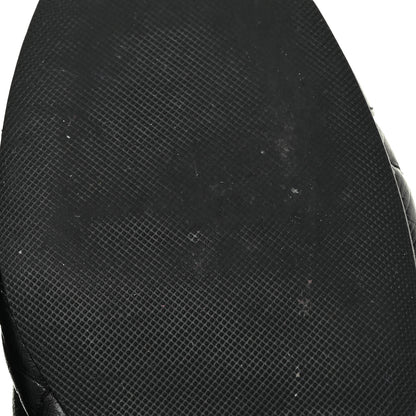Chanel Aged Calfskin Quilted Cap Toe Ballerina Flats 35.5 Black 7 of 19