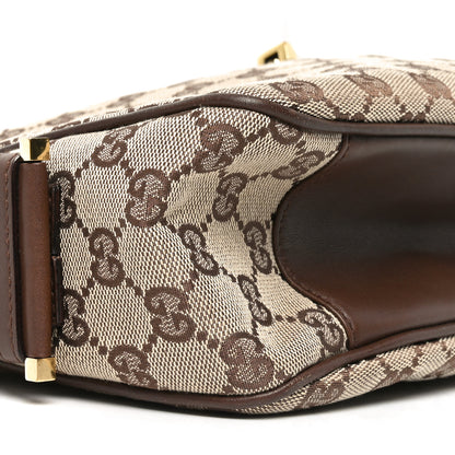 Gucci Monogram Jackie O Hobo Dark Brown 9 of 10