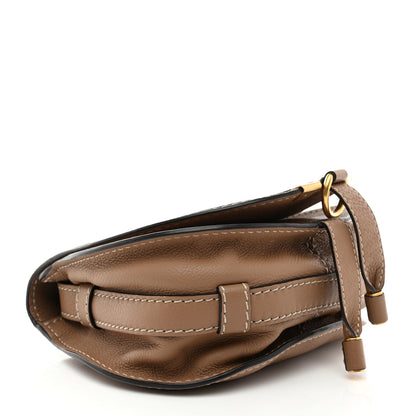 Chloe Calfskin Mini Marcie Round Crossbody Bag Nut 4 of 11